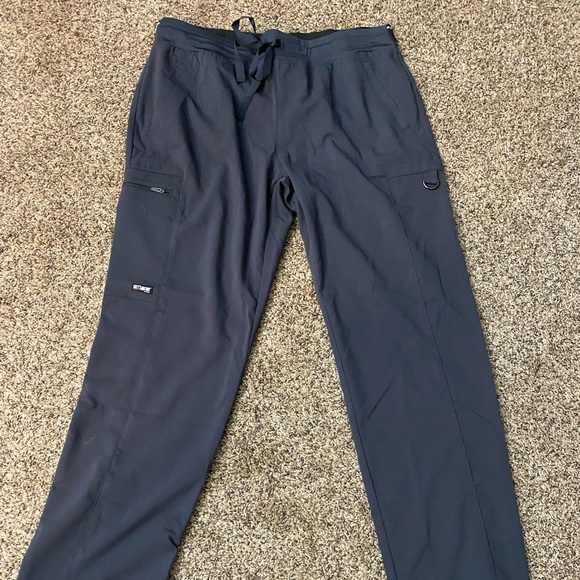 NWOT! Grey’s Anatomy Granite/dark gray stretchy scrub pants. Size M. - Picture 3 of 8